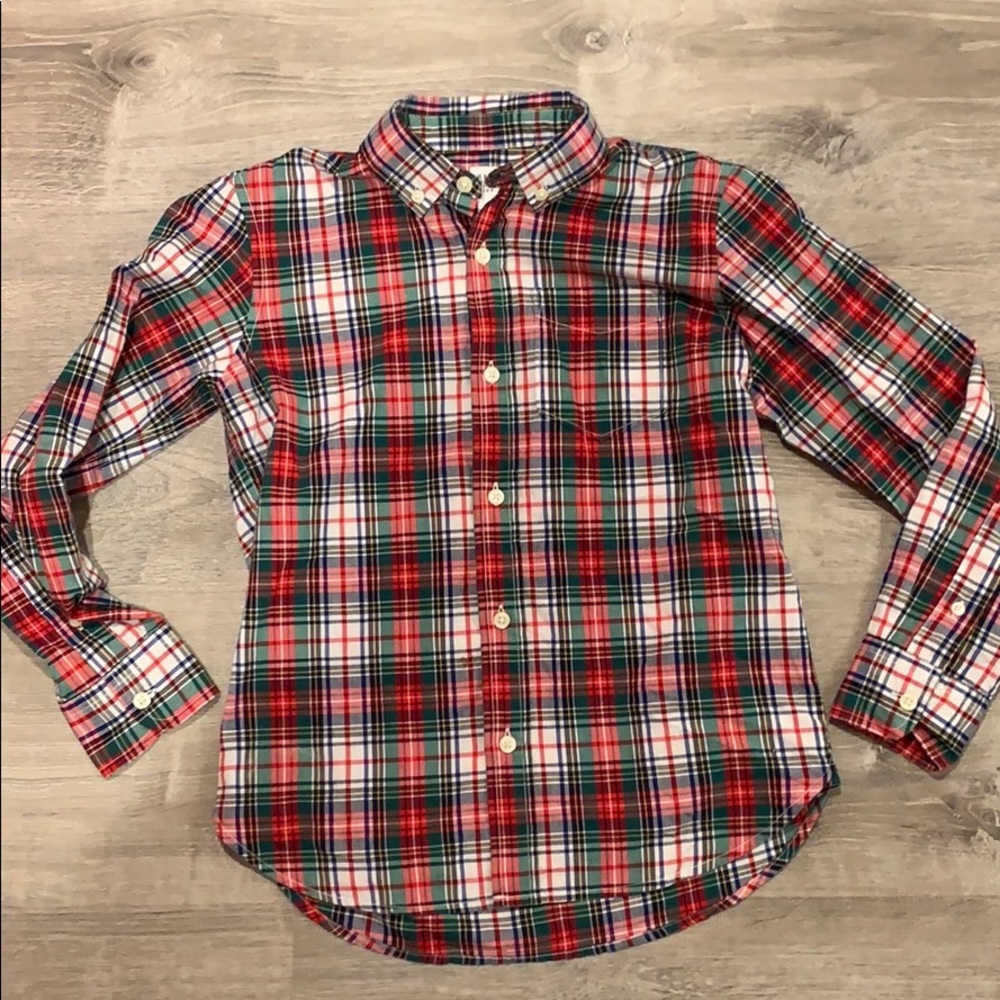Gap holiday plaid shirt. Size large